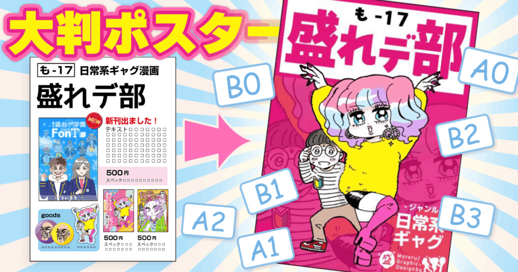 イベントに使える！ 大判ポスターの作り方【盛れる！ グラフィックデザイン部】