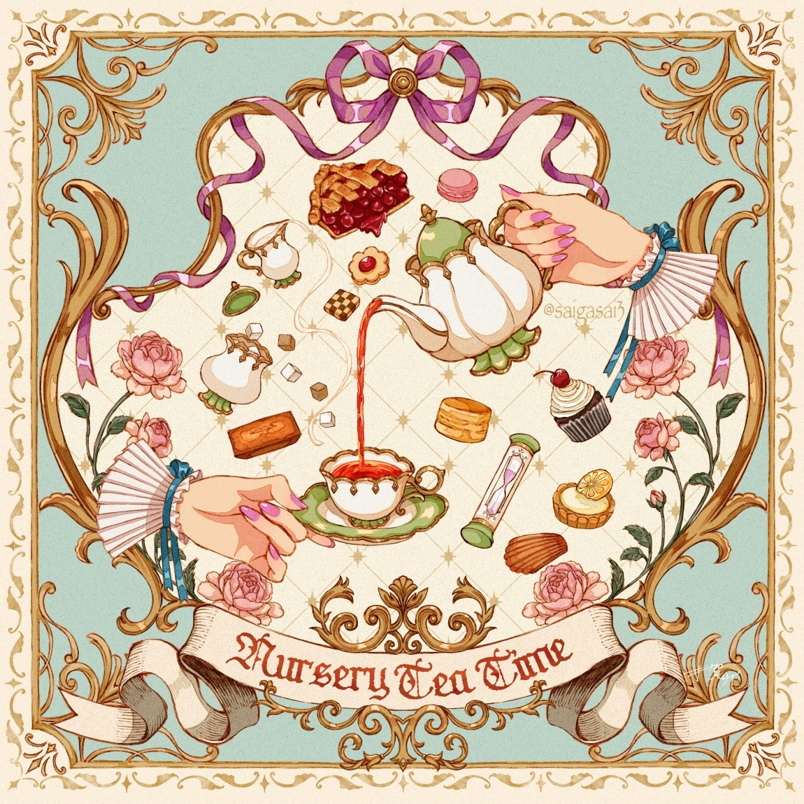 GENSEKI3月テーマコンテスト「スイーツ」優秀賞『nursery tea time』