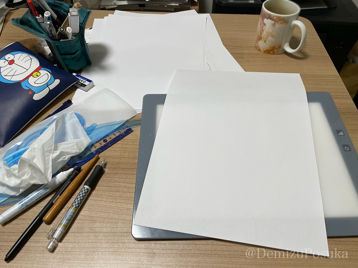 出水先生のアナログ用作業環境